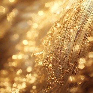 金色梦幻草穗 璀璨光影世界