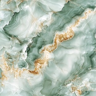 浅绿金纹大理石纹理图案
