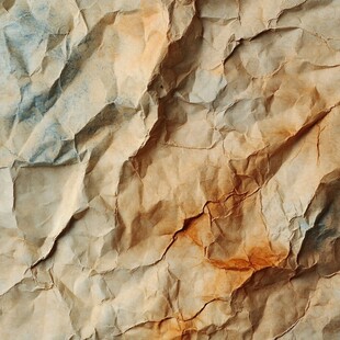 皱巴巴的复古质感纸张