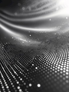 黑白科技感点线动态背景图