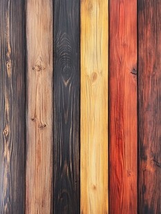 多彩木纹板材纹理展示