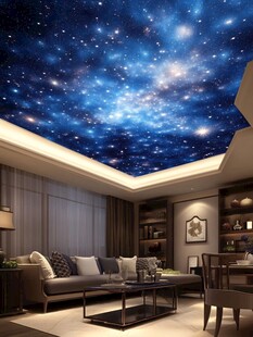 梦幻星空客厅天花板设计