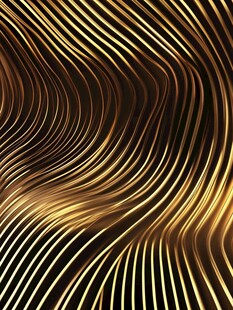 金色动感线条抽象背景图