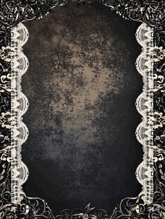 复古花纹边框背景图
