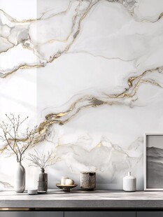 大理石纹理墙面装饰摆件