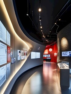 现代风格科技展览厅空间