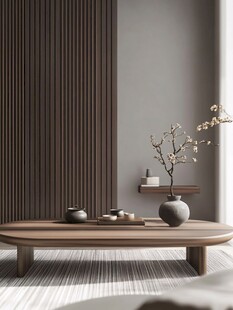 日式简约风茶几装饰摆件