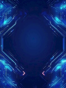 科技感蓝色线条背景图案