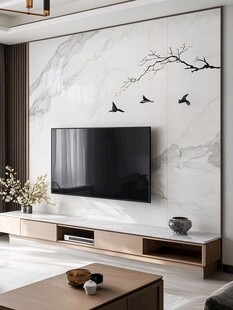 新中式客厅电视背景墙设计