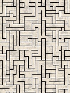 几何迷宫图案纹理背景