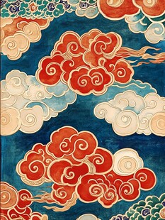 传统中式祥云图案纹饰
