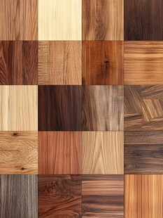 多样木材纹理拼接展示