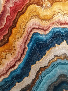 绚丽多彩的纹理大理石图案