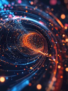 炫彩科技感旋涡光影效果