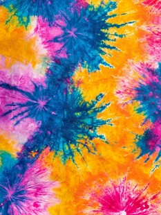 多彩扎染图案纹理