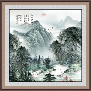 巨幅山水画
