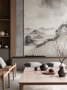 中式茶室 水墨山水间的雅韵