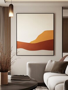 现代简约风客厅装饰画