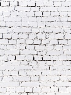 白色砖墙纹理背景图