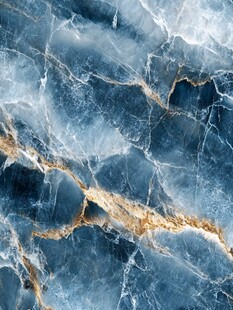 蓝金大理石纹理图案