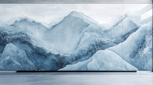 水墨山水背景墙艺术画面