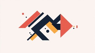 几何抽象图形艺术设计