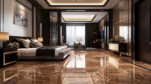 豪华现代风卧室室内空间