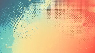 多彩半调图案背景
