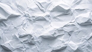 皱巴巴的白色纸张纹理