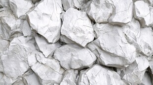 白色碎石堆纹理特写