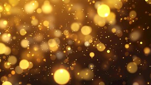 金色光斑梦幻背景图