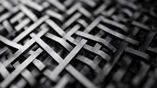 黑白交织的编织纹理