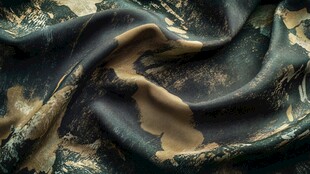 迷彩布料纹理特写