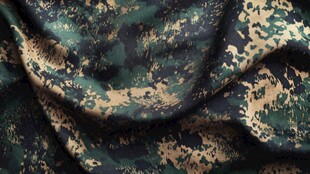 迷彩布料纹理特写
