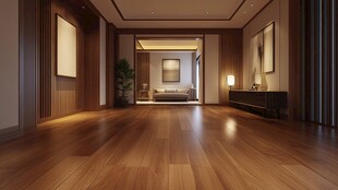 现代中式风格的宽敞室内空间