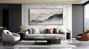 现代简约风客厅优雅空间