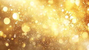 金色光斑梦幻背景图