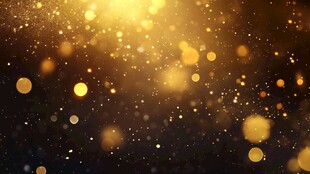 金色梦幻光斑背景图