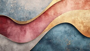 多彩波浪纹理艺术背景