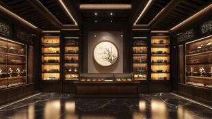 中式典雅茶室陈列展示