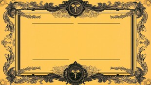 复古华丽边框装饰图案