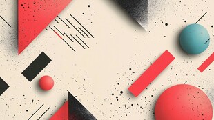 几何抽象艺术背景图案