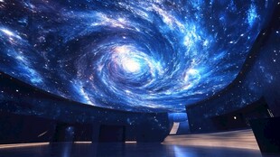 梦幻星空穹顶科技展示场景