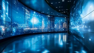 科技感十足的未来数据空间