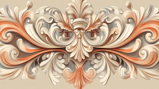 复古华丽巴洛克风格装饰图案