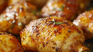 香煎美味鸡腿肉