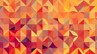 多彩几何拼接抽象背景图