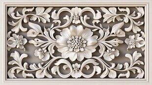 精美雕花装饰艺术图案