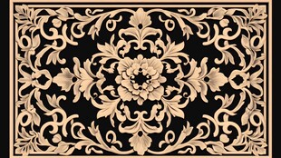 中式古典雕花图案