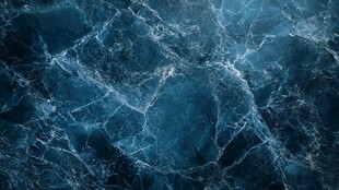 深邃蓝调大理石纹理背景